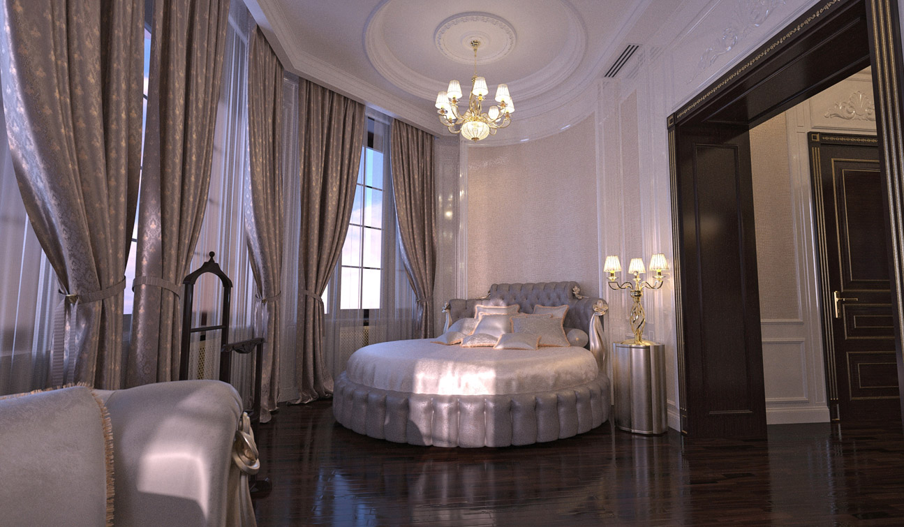 Luxury and Glamour Bedroom Interior Design in Art Deco style 02