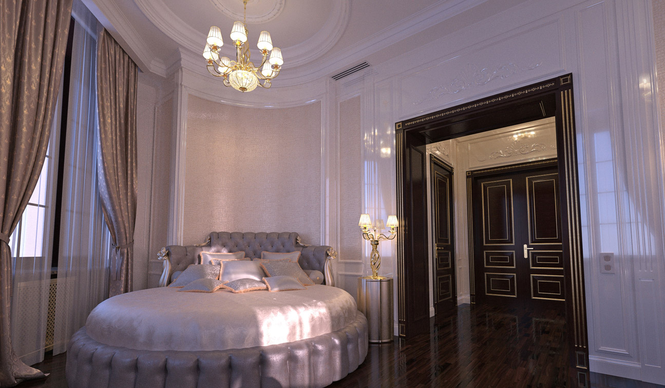 Luxury and Glamour Bedroom Interior Design in Art Deco style 03
